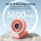 JISULIFE HANDHELD FAN LIFE7 3600MAH-PINK