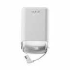 iWALK Power Hybrid Mini Wireless Powerbank (10,000mAh) White