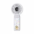 JISULIFE Handheld Fan LIFE7 5000mAh Mini Portable Fan 5.1m/s Wind Lightweight Rechargeable – Grey Maltese