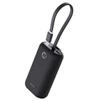 iWALK PowerMini 10000mAh Ultra-Compact Power Bank with Built-in Type-C Cable – 22.5W Fast Charging (UBP001)Black