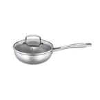 La gourmet Galactic Honeycomb 24cm Wok with Glass Lid (Induction)
