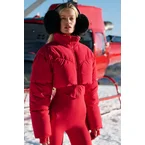 Main Act Corset Puffer - Bold Red