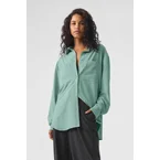 Dreamscape Button Down Long Sleeve - Botanical Green
