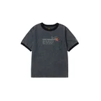 EVISU Workwear Print Relax Fit Ringer T-shirt