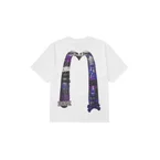 Graffiti-style Daicock Print Relax Fit T-shirt