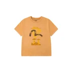 UFO Abduction Print Relax Fit T-shirt