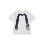 Wheel of Wisdom and  Daruma Daicock Print Regular Fit T-Shirt