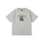 Alligator vs Seagull Outlined Embroidery T-shirt