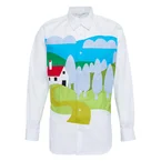 Cotton Plain Poplin Long Sleeve Shirt