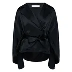 Amelie Satin Wrap Jacket