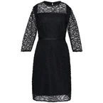 Abstract Scribble Lace Dress