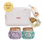 Sample Kit - Scalp Scrub Duo Pink Pouch Set
