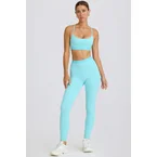 Soft Active Leggings in Aqua