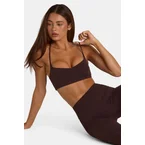 Soft Active Low-Impact Sports Bra in Espresso