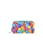 LeSportsac x Tetris Rectangular Cosmetic Tetrimino City Blocks/Turquoise