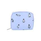Square Cosmetic Petite Penguins White