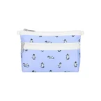 Cosmetic Clutch Petite Penguins White