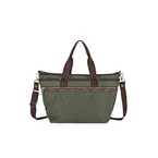 Quilt Zip Tote Olive Green Quilt