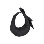 Bow Crescent Shoulder Black Bows