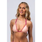 Bouquet Katie Triangle Bikini Top Peach Blossom