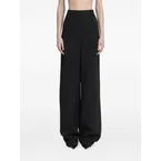 Balenciaga Wool Barrel Trousers — Black