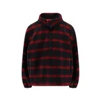Balenciaga Striped Wool-Blend Sweatshirt — Red