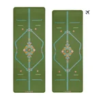 Liforme Mindful Garden Yoga Mat & Travel Mat Bundle