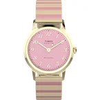 Marlin® Hand-Wound 34mm Stainless Steel Expansion Band Watch