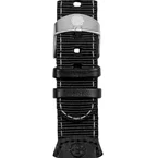 16mm Fabric with Leather Strap