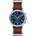 Weekender Chronograph 40mm Leather Strap Watch
