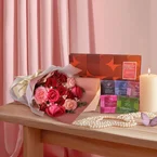 Mom’s Tea Moments - Taverns Tea Assorted Tea Box x Flowers Gift Set