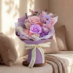 Mauve Memoir – Preserved Hand Bouquet