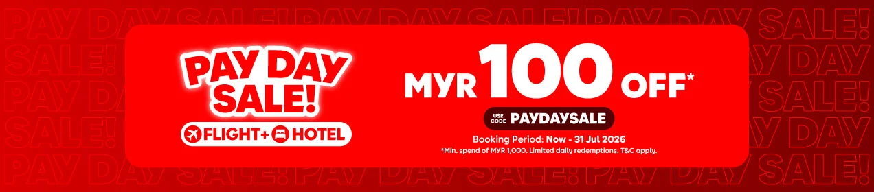 Proof of coupon - AirAsia - AirAsia promo code: [[MYR 100 min]] flight + hotel savings