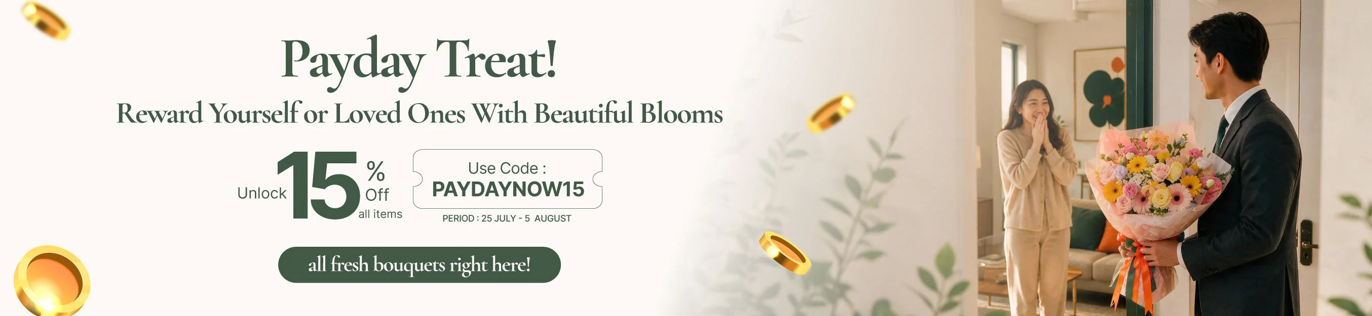 Proof of coupon - FlowerAdvisor - FlowerAdvisor promo code: [[15% off]] sitewide on fresh bouquets