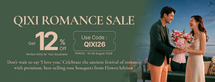Proof of coupon - FlowerAdvisor - FlowerAdvisor [[Qixi romance]] 12% off romantic gifts, limited time