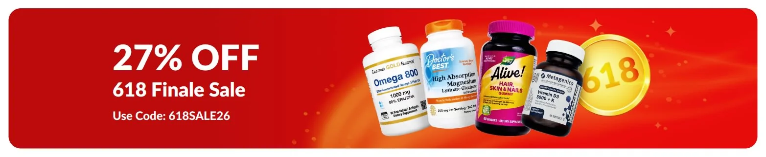 Proof of coupon - iHerb - IHerb promo code: [[27% off]] 618 finale sale including Gold Omega 800