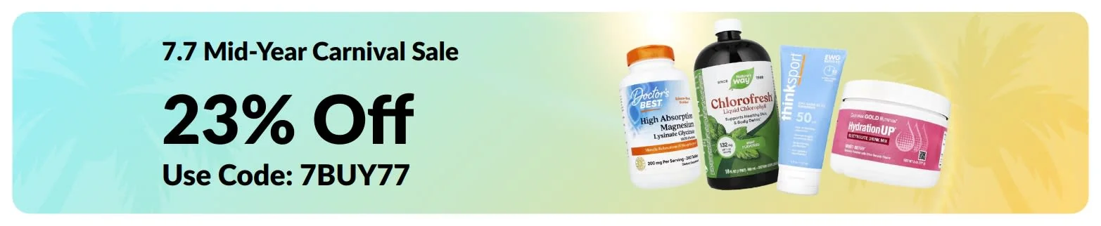 Proof of coupon - iHerb - IHerb promo code: [[23% off]] mid-year carnival deals