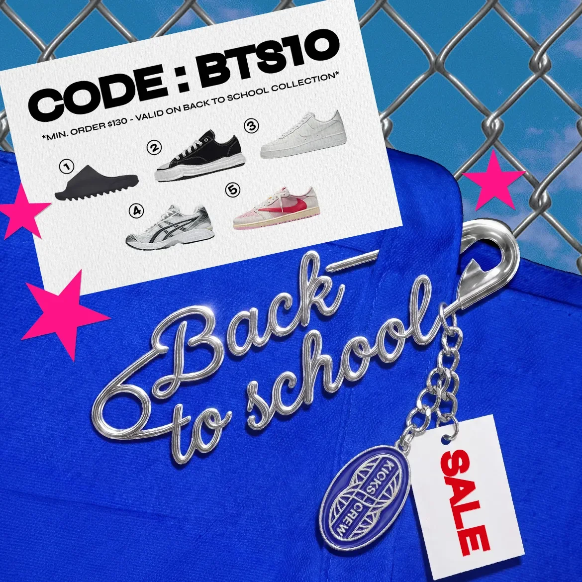 Proof of coupon - KicksCrew - KicksCrew promo code: [[back to school discount]] save on back to school collection