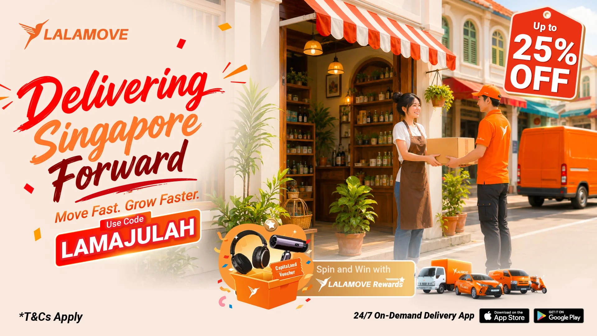 Proof of coupon - Lalamove - Lalamove promo code: [[up to 25% off]] on deliveries