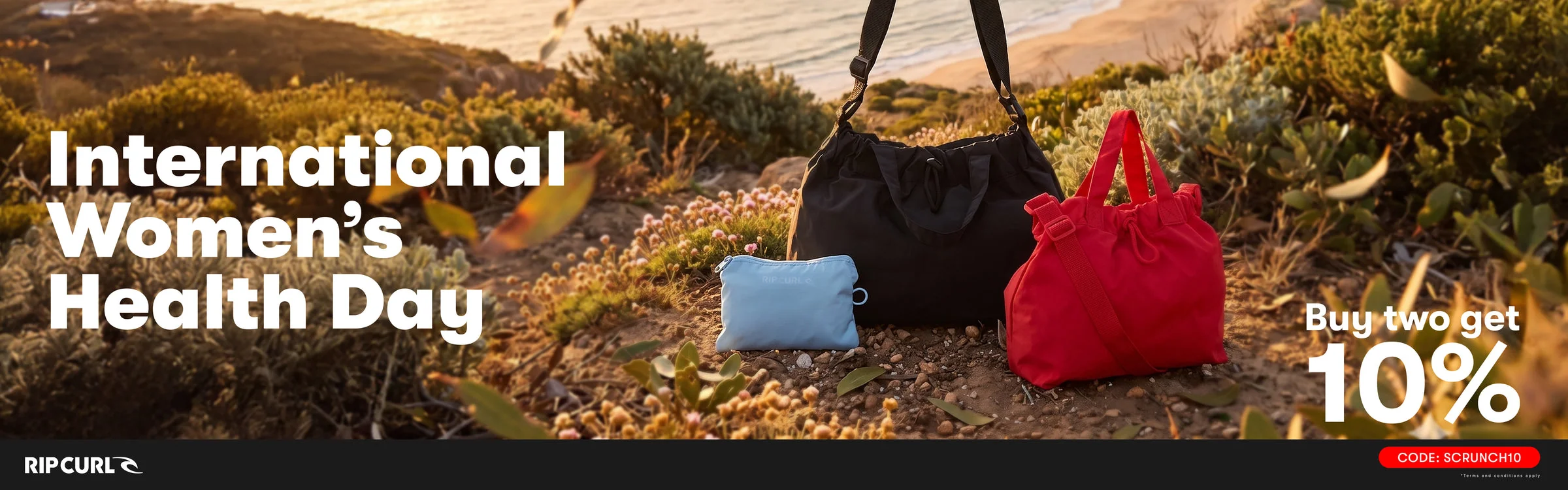 Proof of coupon - Rip Curl - Rip Curl promo code: [[10% off]] when you buy two items