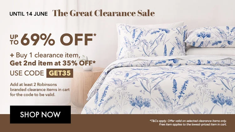 Proof of coupon - Robinsons - Robinsons promo code: [[35% off]] on second clearance item, save more