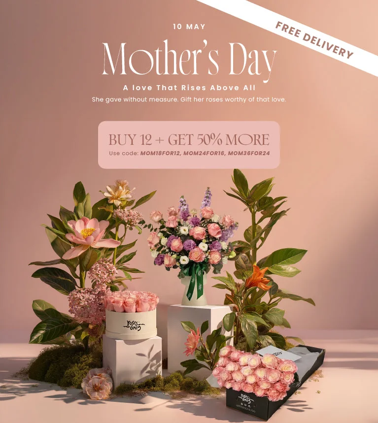 Proof of coupon - Roses Only - Roses Only promo code: [[50% more]] buy 12 get extra blooms, free delivery