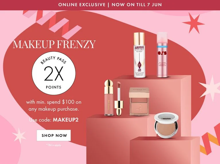 Proof of coupon - Sephora - Sephora promo code: [[Points]] on $100+ makeup spend